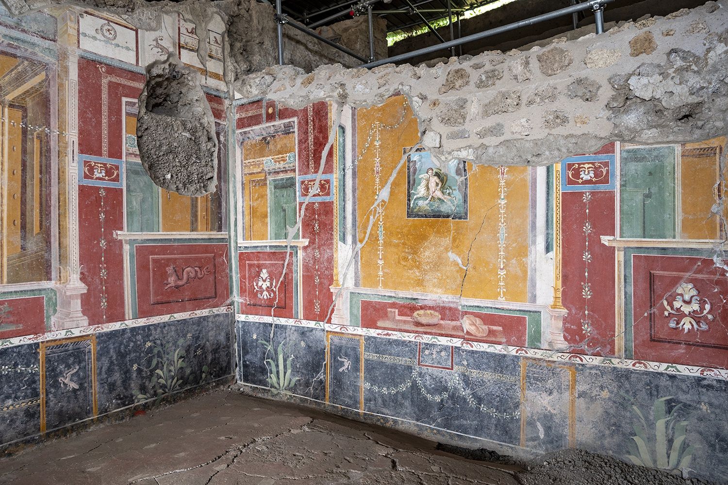 W Pompejach odkryto barykadę chroniącą dziecko przed erupcją