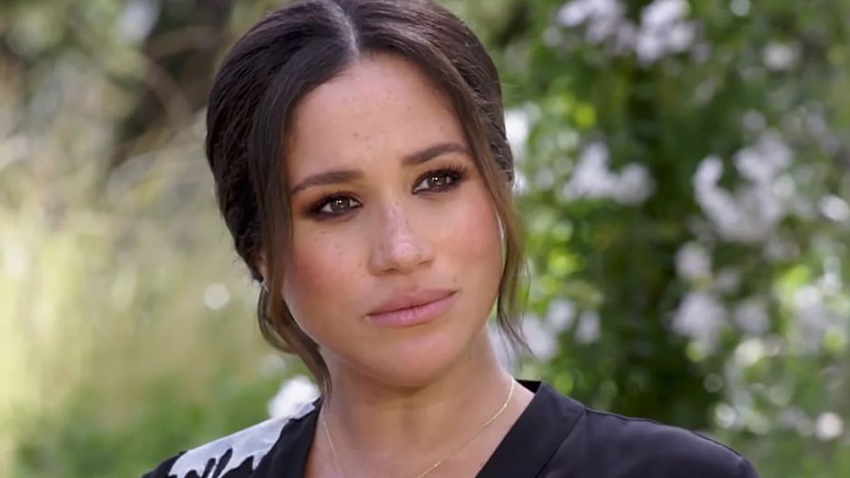 Meghan Markle podczas wywiadu dla stacji CBS. 