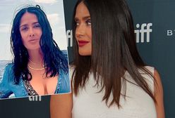 Salma Hayek eksponuje dekolt. Ma 57 lat, ale czy to widać?