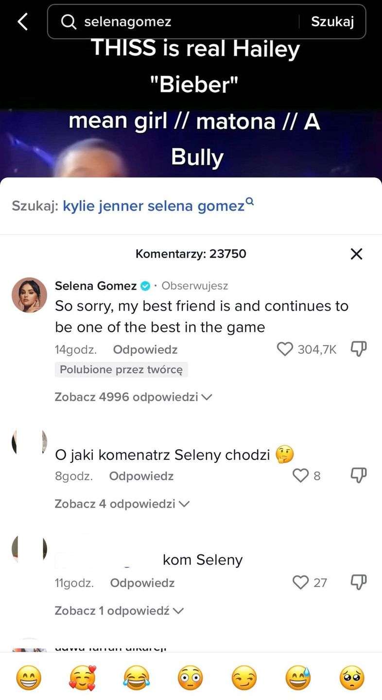 Selena Gomez odcina się od mediów społecznościowych przez Hailey Bieber?