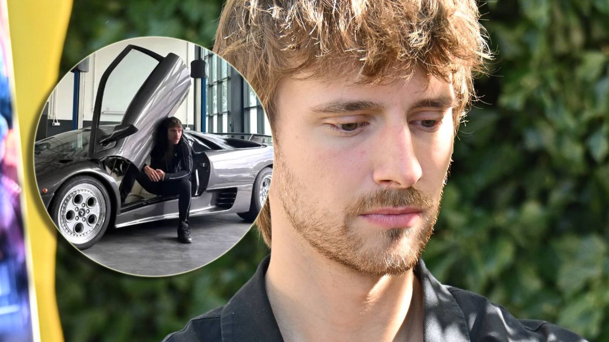 Maciej Musiał i jego Lamborghini