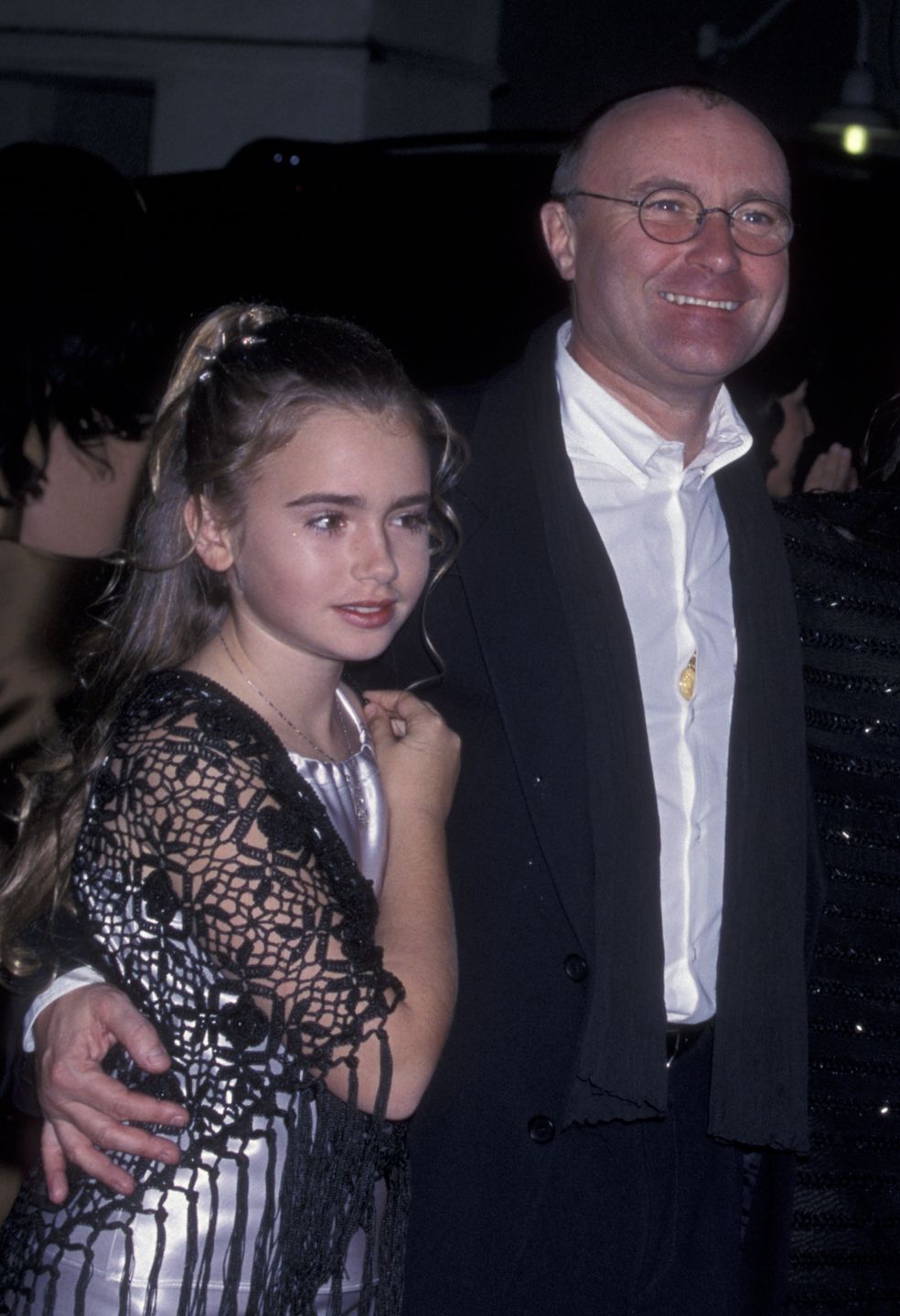Phil Collins z córką Lily Collins 