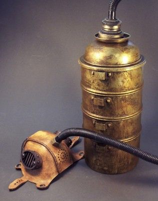Steampunkowy hełm podziemnego odkrywcy 2