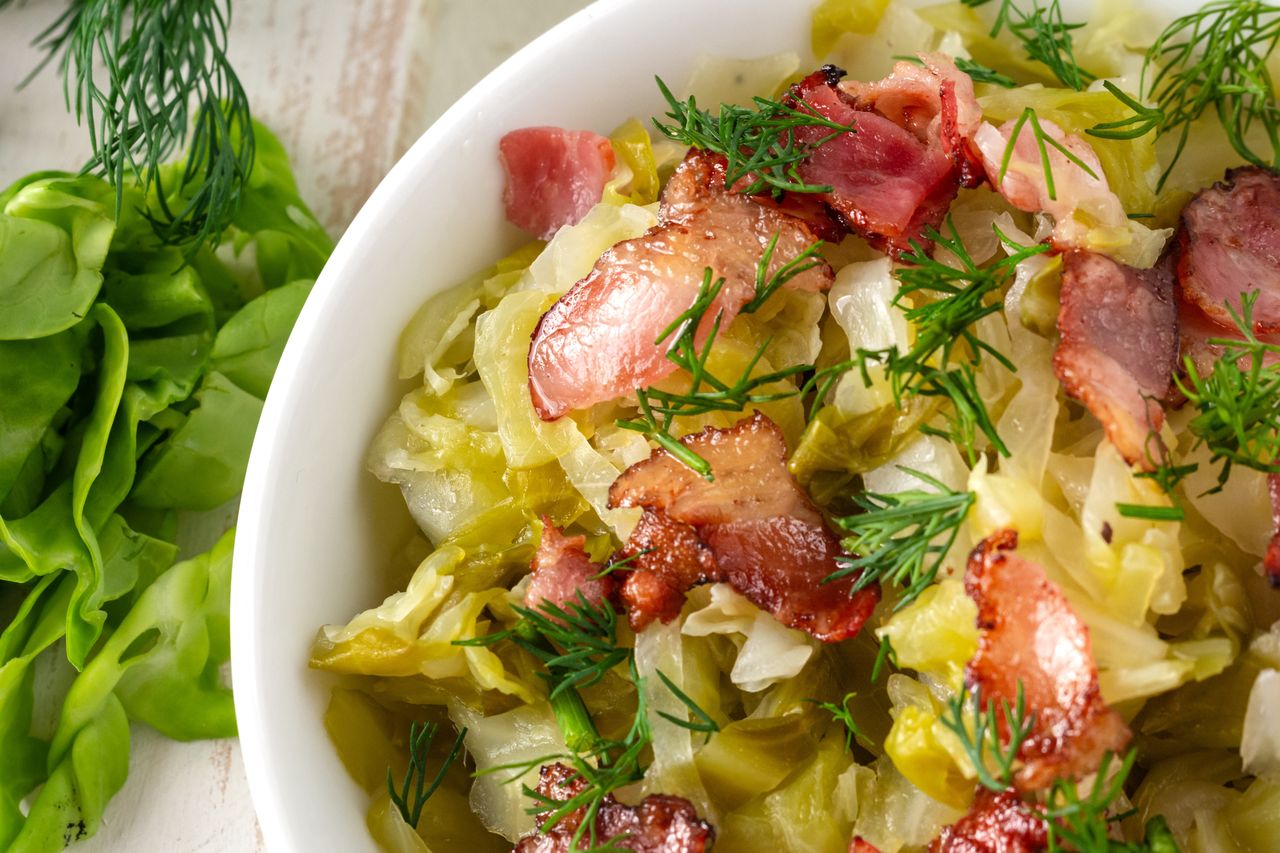 Cabbage with this addition is more flavorful.