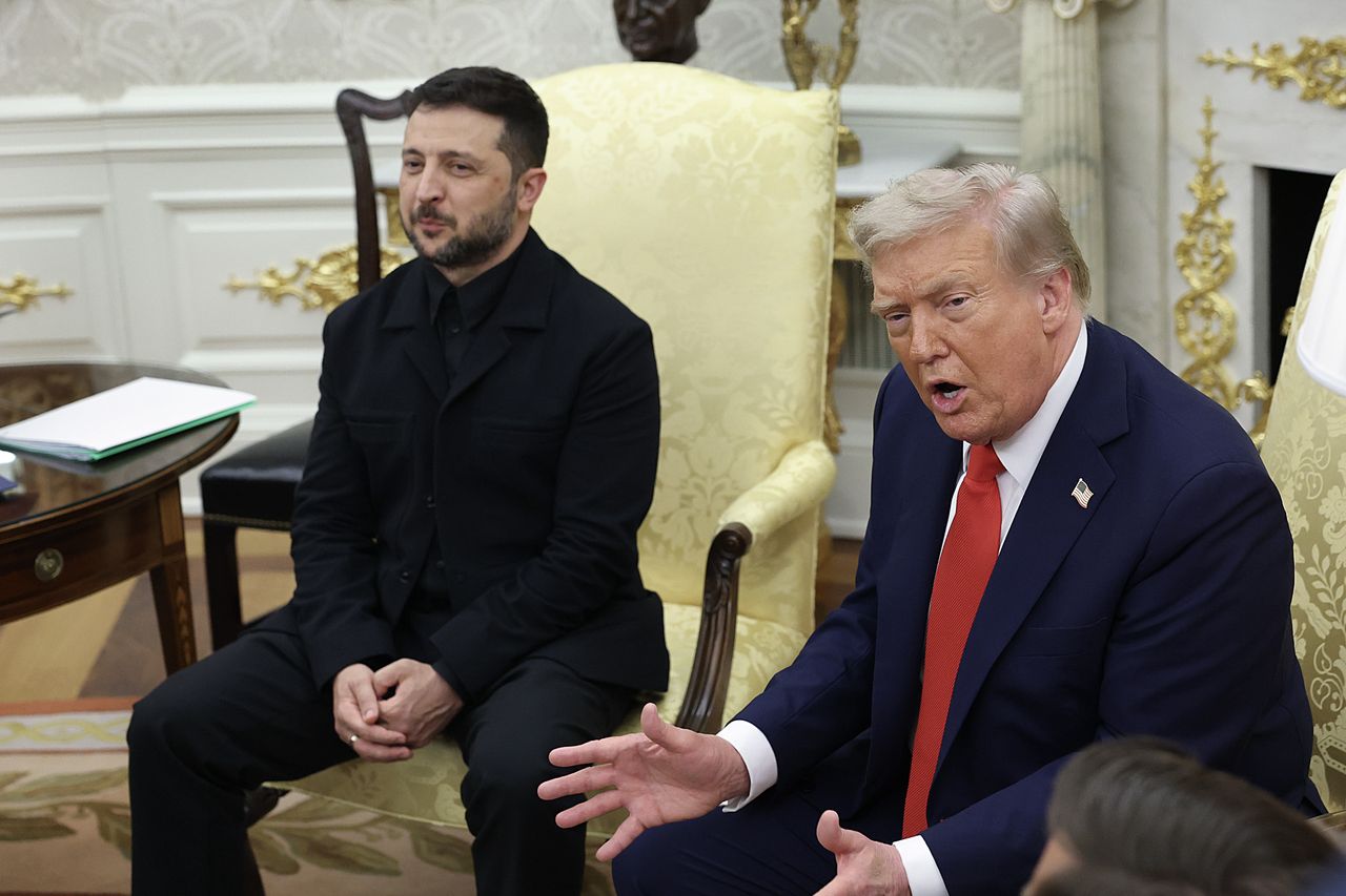 Donald Trump i Wołodymyr Zełenski