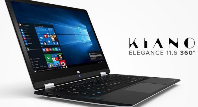 Elegance 11.6 360° - konwertowalny laptop Kiano za 799 zł