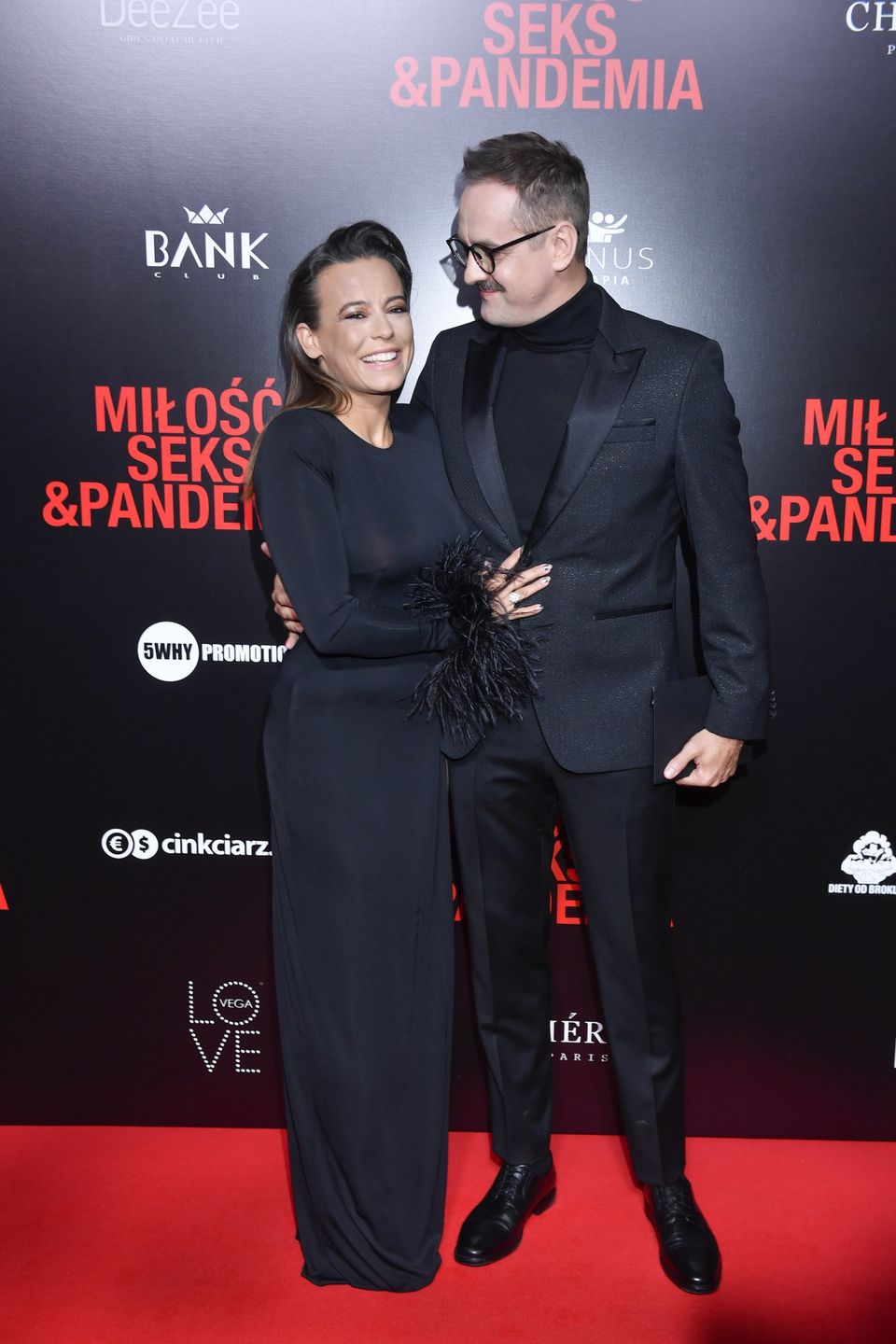 Anna Mucha i Jakub Wons na premierze filmu Patryka Vegi