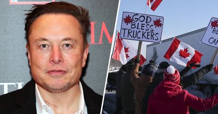 Kierowcy ciężarówek w Kanadzie protestują przeciw obowiązkowym szczepieniom. Poparł ich Elon Musk