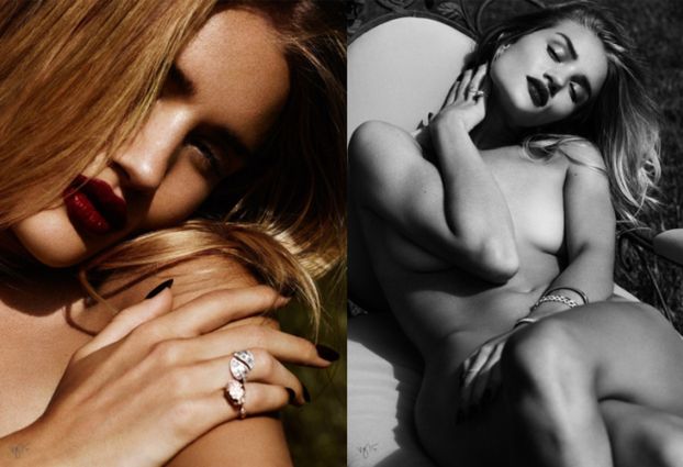 Rosie Huntington-Whiteley w rozbieranej sesji! (ZDJĘCIA)