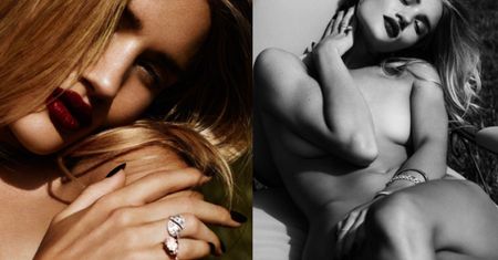 Rosie Huntington-Whiteley w rozbieranej sesji! (ZDJĘCIA)