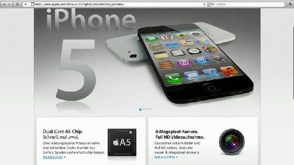 Wycieka strona iPhone'a 5, czyli jak przygotować dobrą ściemę [wideo] 1