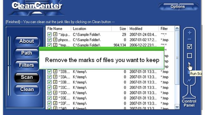"Centrum czyszczenia" od Miniwish Software 1
