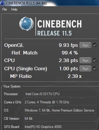 CineBench R11.5 64-bit