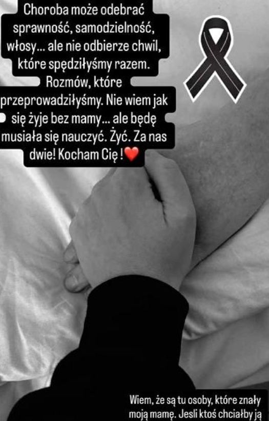 Iga Śmiechowicz wspomina zmarłą mamę
