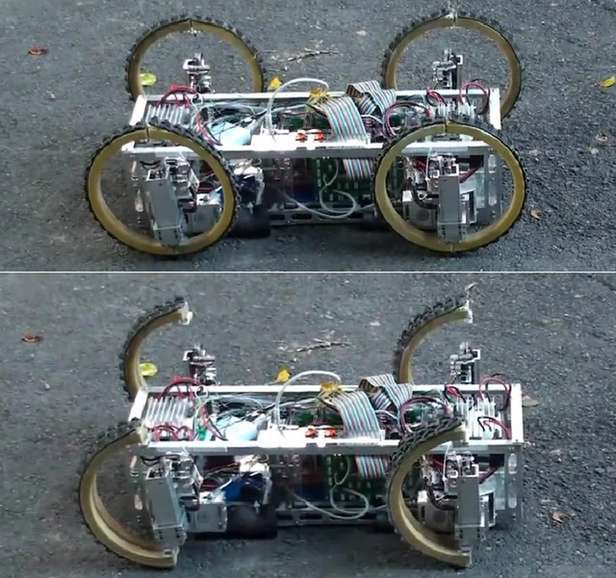 Tajwański robot zmienia swoje koła w nogi. Przodek Optimusa Prime'a? 2