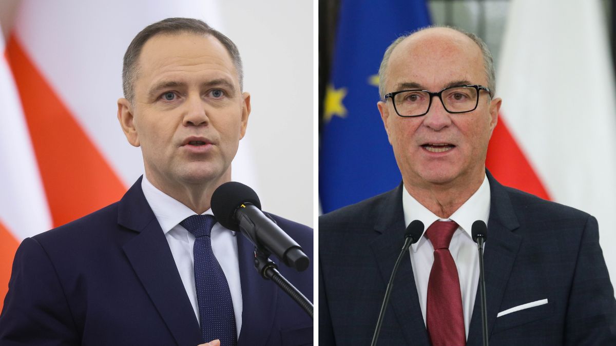 Karol Nawrocki i Włodzimierz Czarzasty