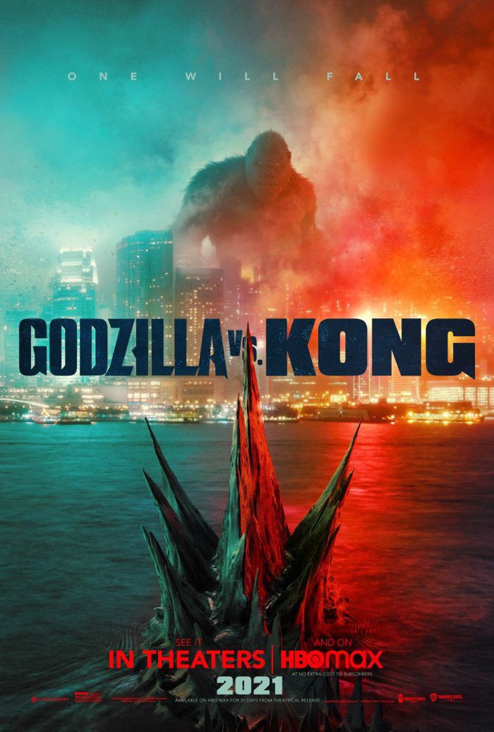 Plakat do filmu "Godzilla kontra Kong"