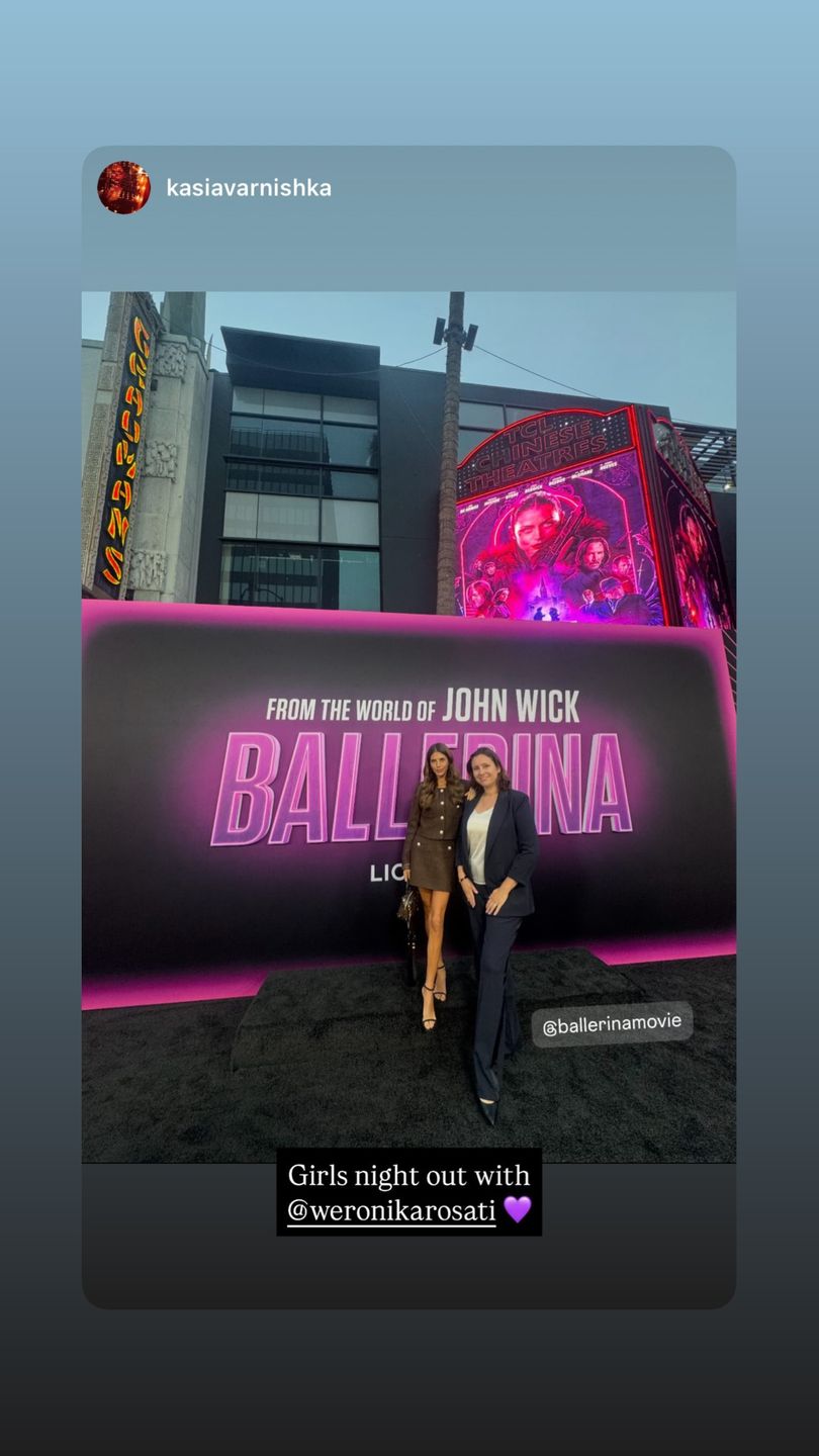 Weronika Rosati przed premierą filmu "Balerina"