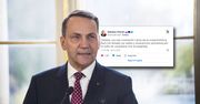 Sikorski ostro o planach Trumpa. Zamieścił wymowny wpis