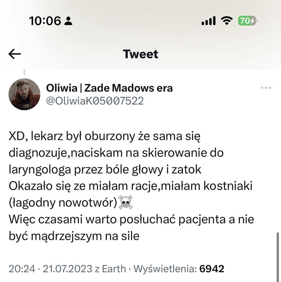 Informacja na drzwiach gabinetu wywołała burzę