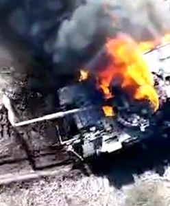 Zapolowali na Rosjan. T-72 rozerwany na strzępy