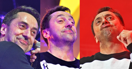 Marcin Miller i jego dziwne miny na imprezie disco polo (FOTO)