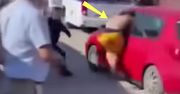 Nagranie sprzed tragedii. Polak rzucił się na czerwone auto