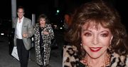 91-letnia Joan Collins wybrała się na randkę z młodszym o 31 lat mężem. Zaprezentowali się w eleganckich stylizacjach