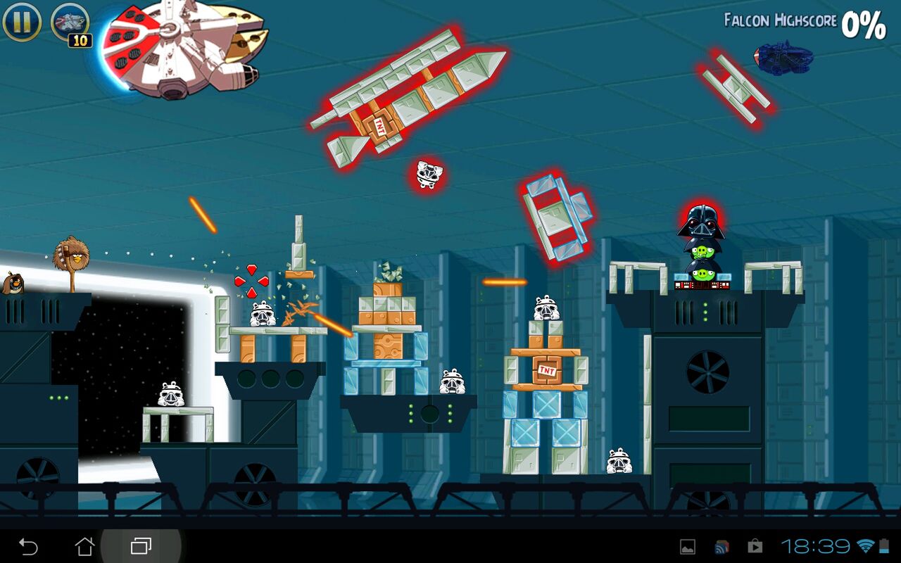 Rozgrywka w Angry Birds Star Wars