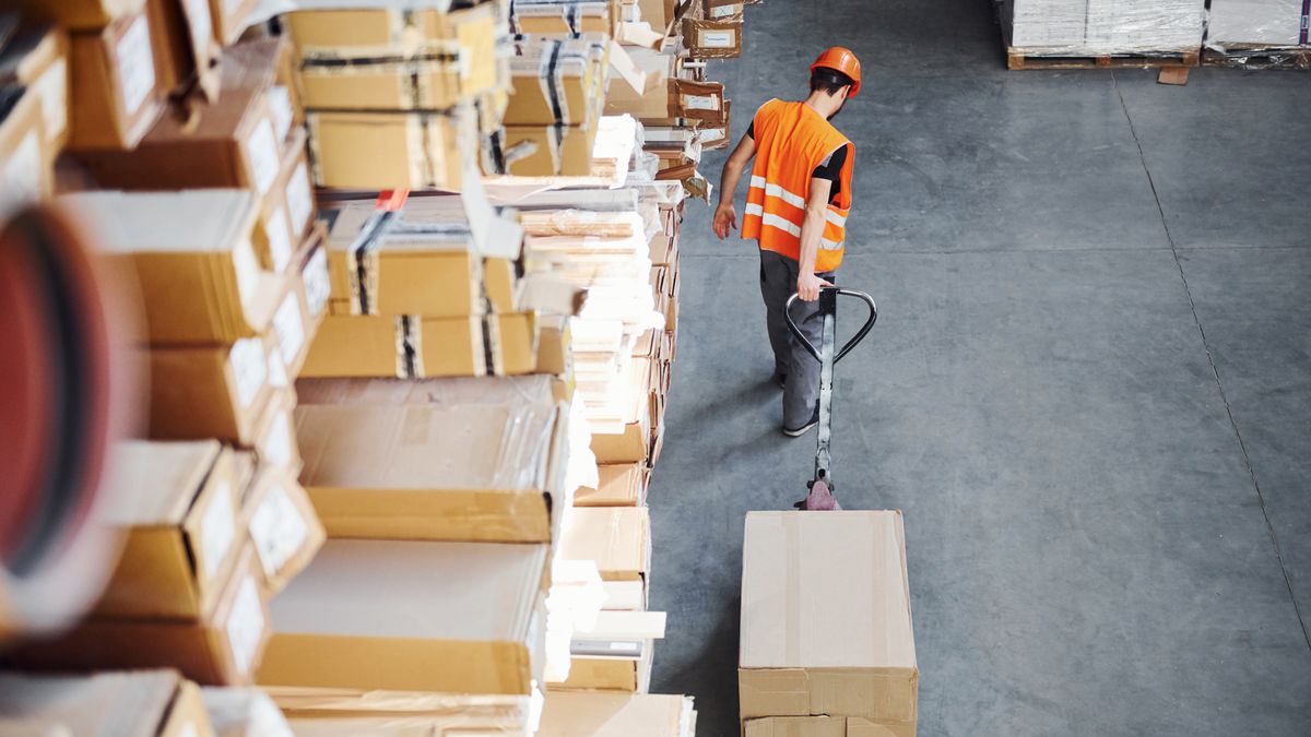 Young male worker in uniform is in the warehouse pushing pallet truck
Young male worker in uniform is in the warehouse pushing pallet truck.
pallet truck, adult, business, busy, caucasian, commercial, construction, container, distribution, employee, engineer, equipment, european, export, factory, guy, handsome, handyman, indoors, industry, inventory, job, labor, male, man, manager, manual, manufacturing, motion, occupation, operator, order, organization, package, production, profession, sales, shipping, storage, storehouse, supply, transportation, uniform, warehouse, white, wooden, work, young, material, artificial lighting