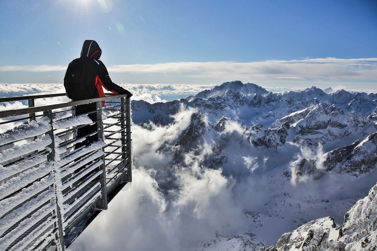 Widok na Tatry z Łomnicy