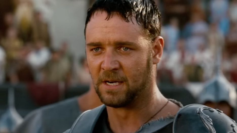 Russell Crowe w "Gladiatorze"