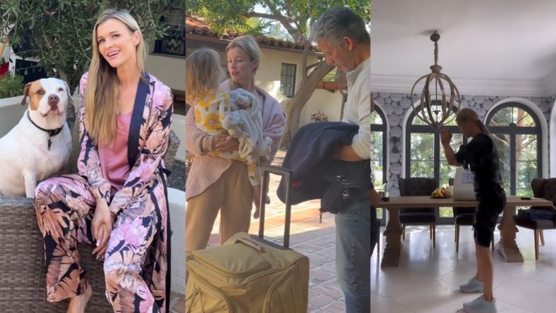 Tak mieszka Joanna Krupa w Los Angeles: różowy pokój dziecięcy, duże patio i basen