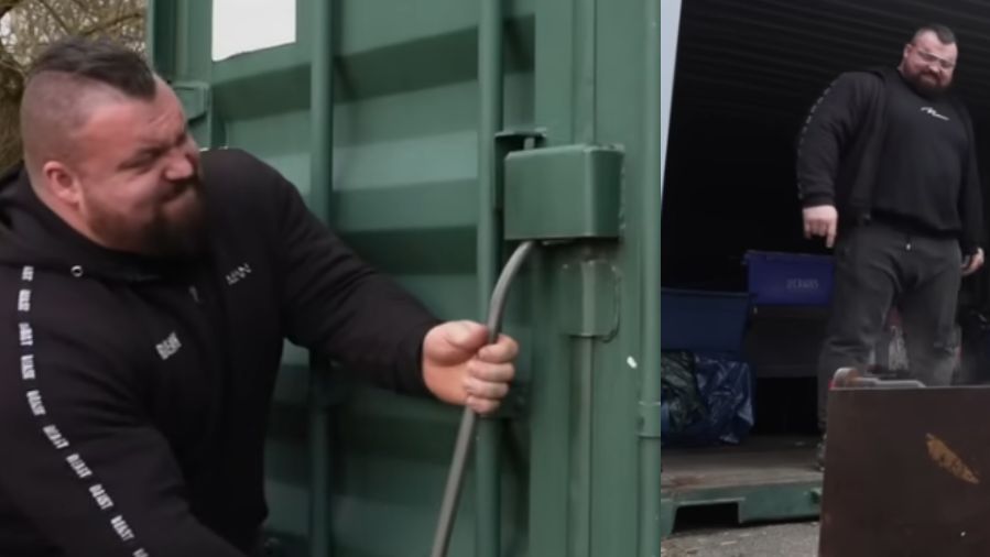 Eddie Hall kupił kontener. W środku znalazł cenne przedmioty.