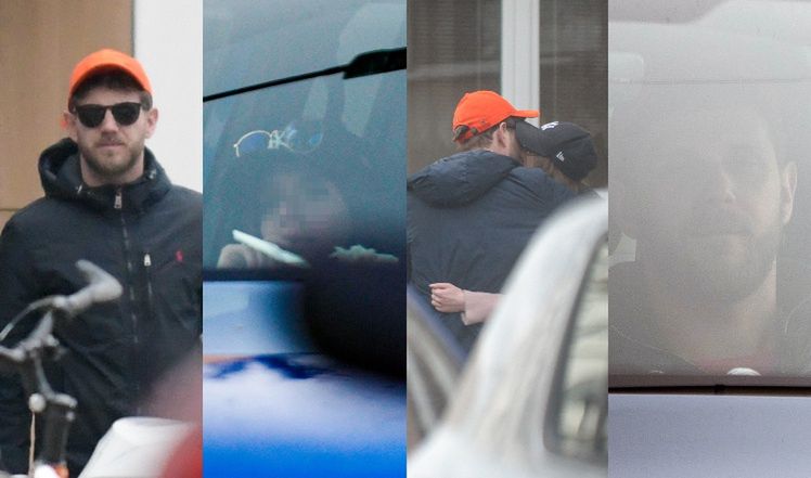 Antek Królikowski w samochodzie z "tajemniczą Izabelą"