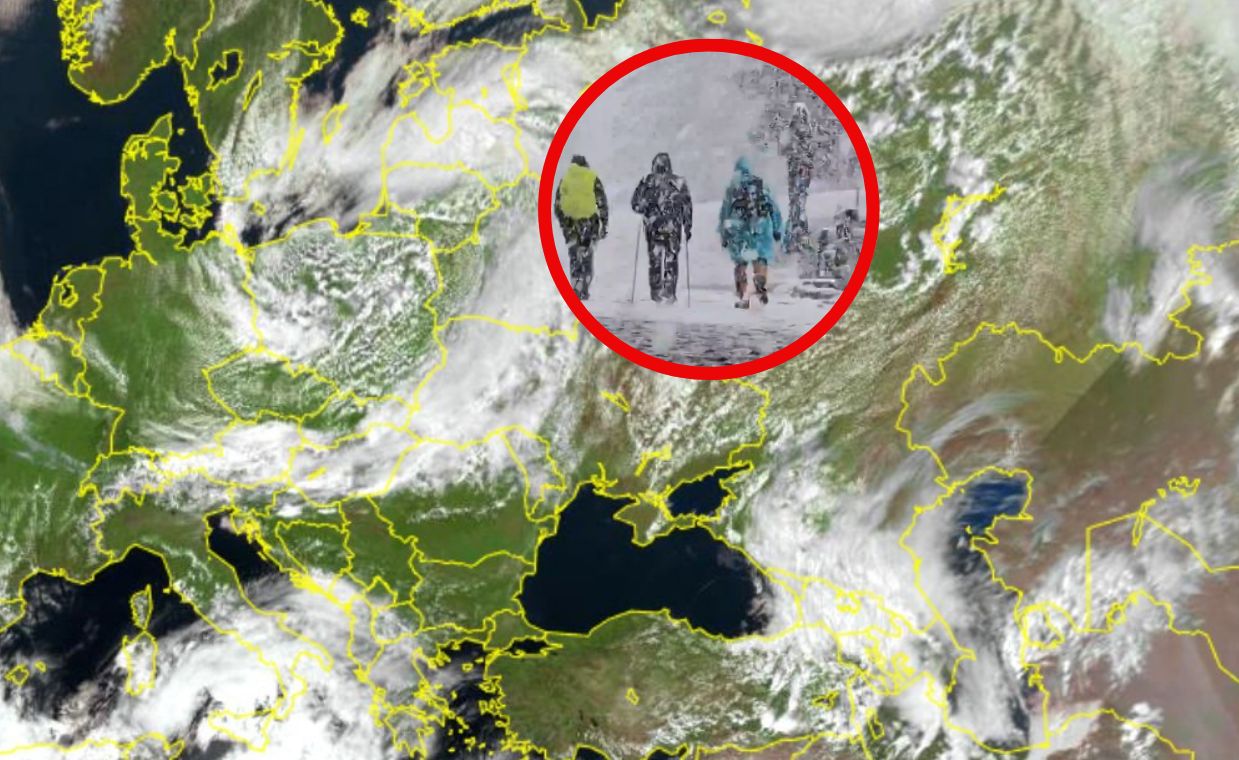 Niż Lorenz zawładnął pogodą. Burze i opady śniegu w Polsce