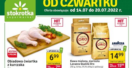 Stokrotka nowa gazetka 14.07-20.07. Promocje w Stokrotka od czwartku 14 lipca
