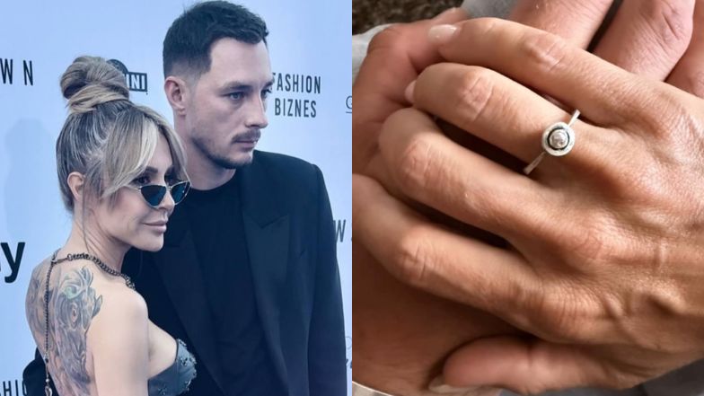 Lipińska chwali się pierścionkiem na serdecznym palcu