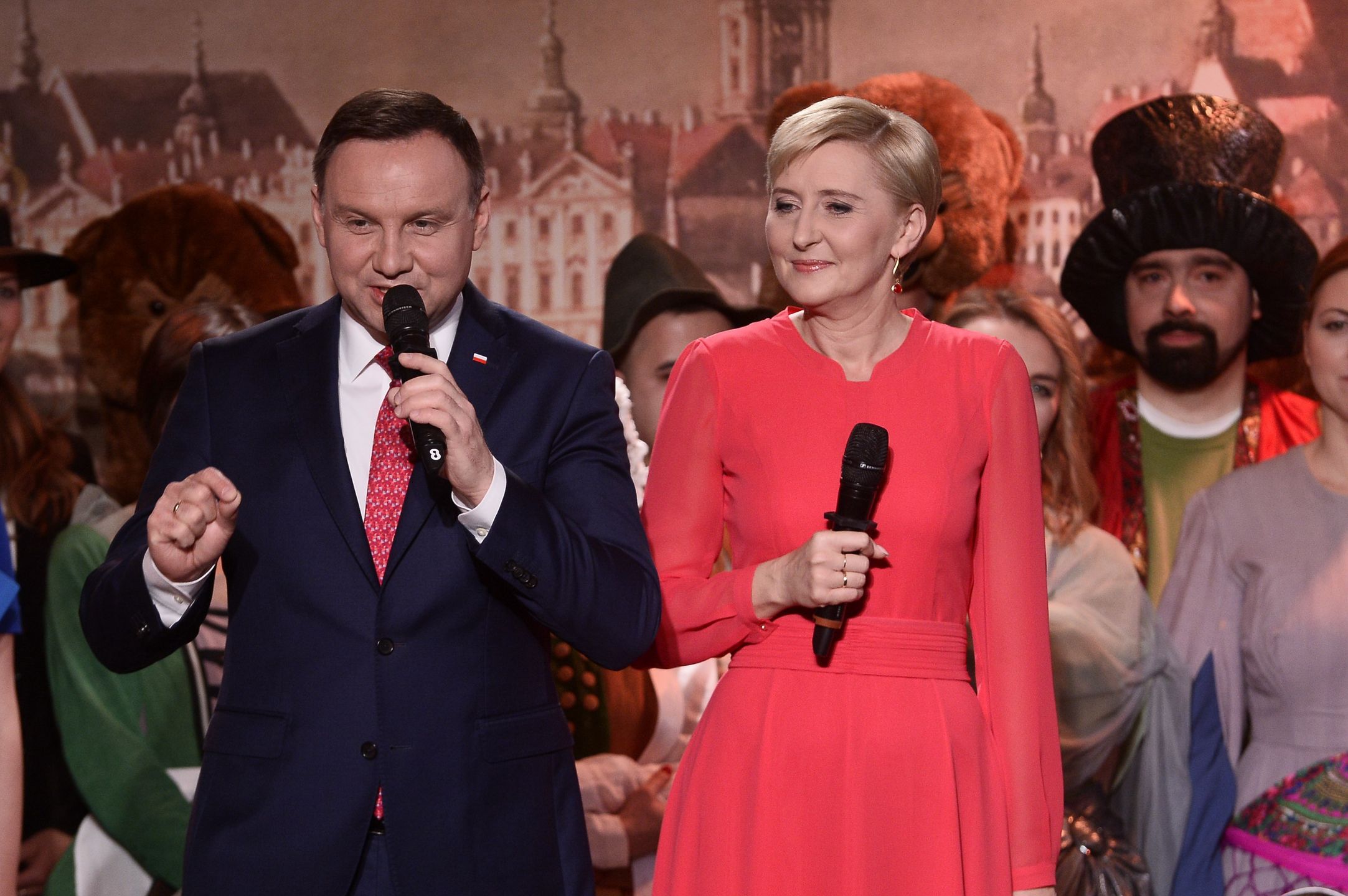 Andrzej Duda i Agata Duda w 2017 roku