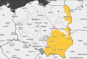 Szanse wynoszą 80 proc. IMGW ostrzega przed niebezpiecznymi zjawiskami