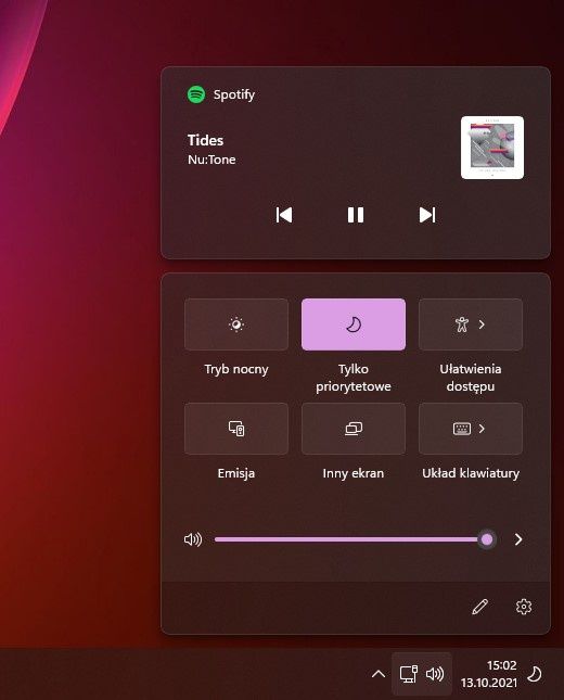 Windows 11 szybkie ustawienia