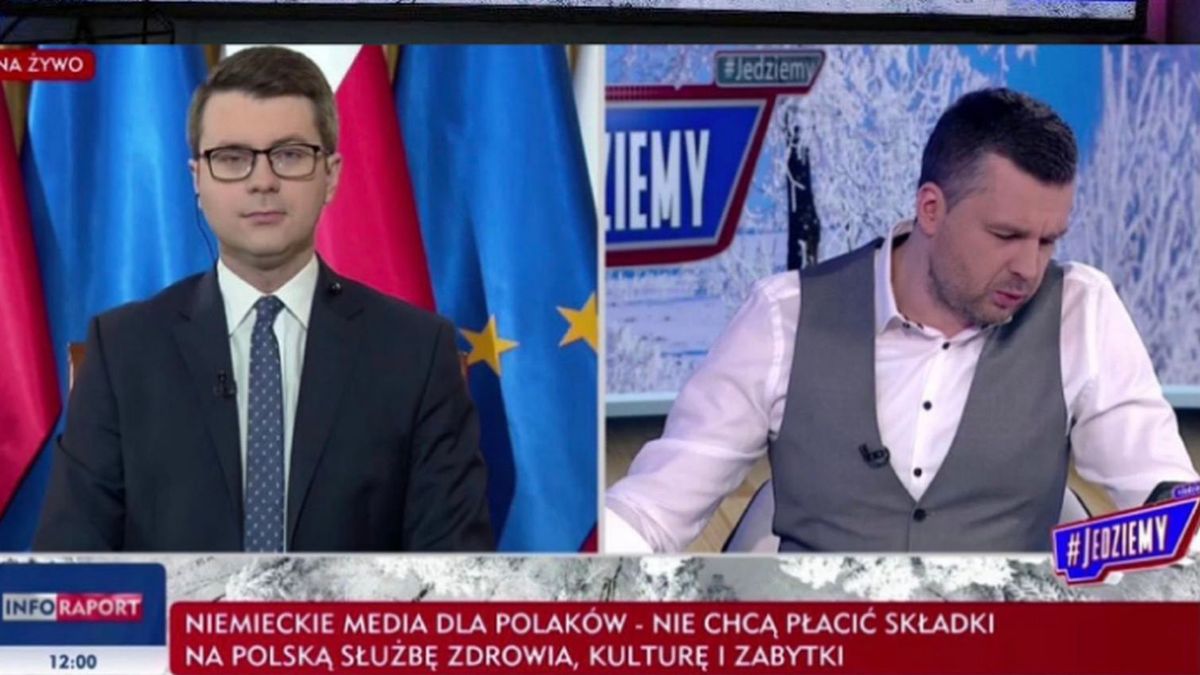 Tak komentowano protest mediów w TVP Info