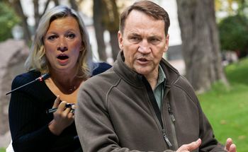 "Rusofobia mózgu". Sikorski rozsierdził Zacharową