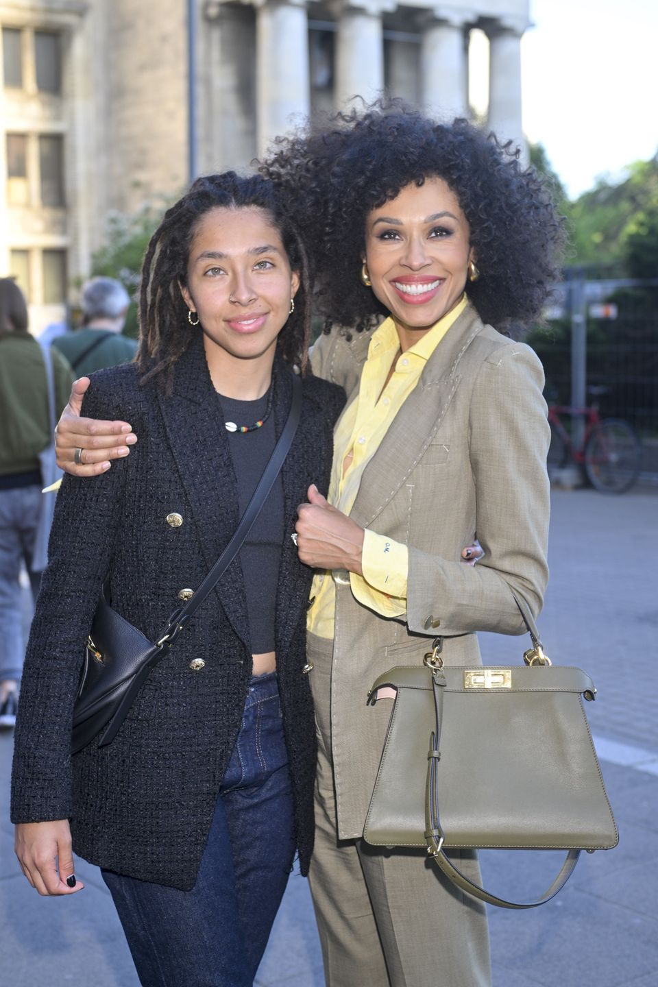 Omenaa Mensah z córką