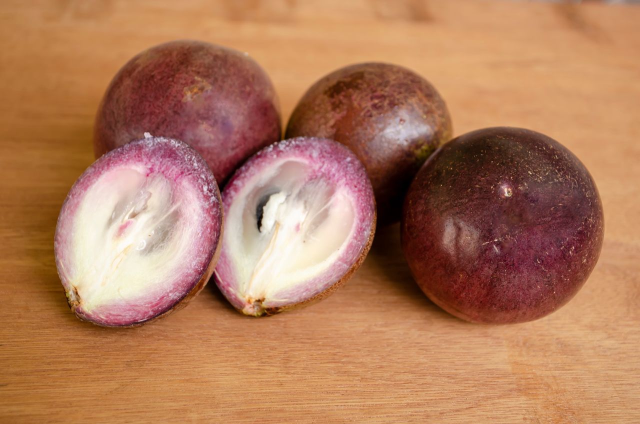The milky fruit surprises with its sweet flesh
