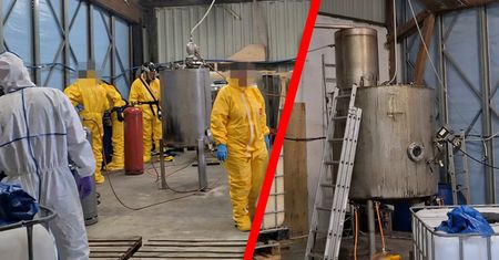Znaleźli ogromne laboratorium. CBŚP pokazało nagranie z Niemiec