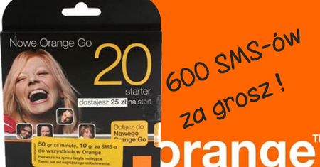 Pakiet SMS-y za Grosze - Nowe Orange Go