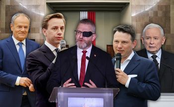 KO na czele stawki w nowym sondażu. Partia Brauna tuż za Mentzenem