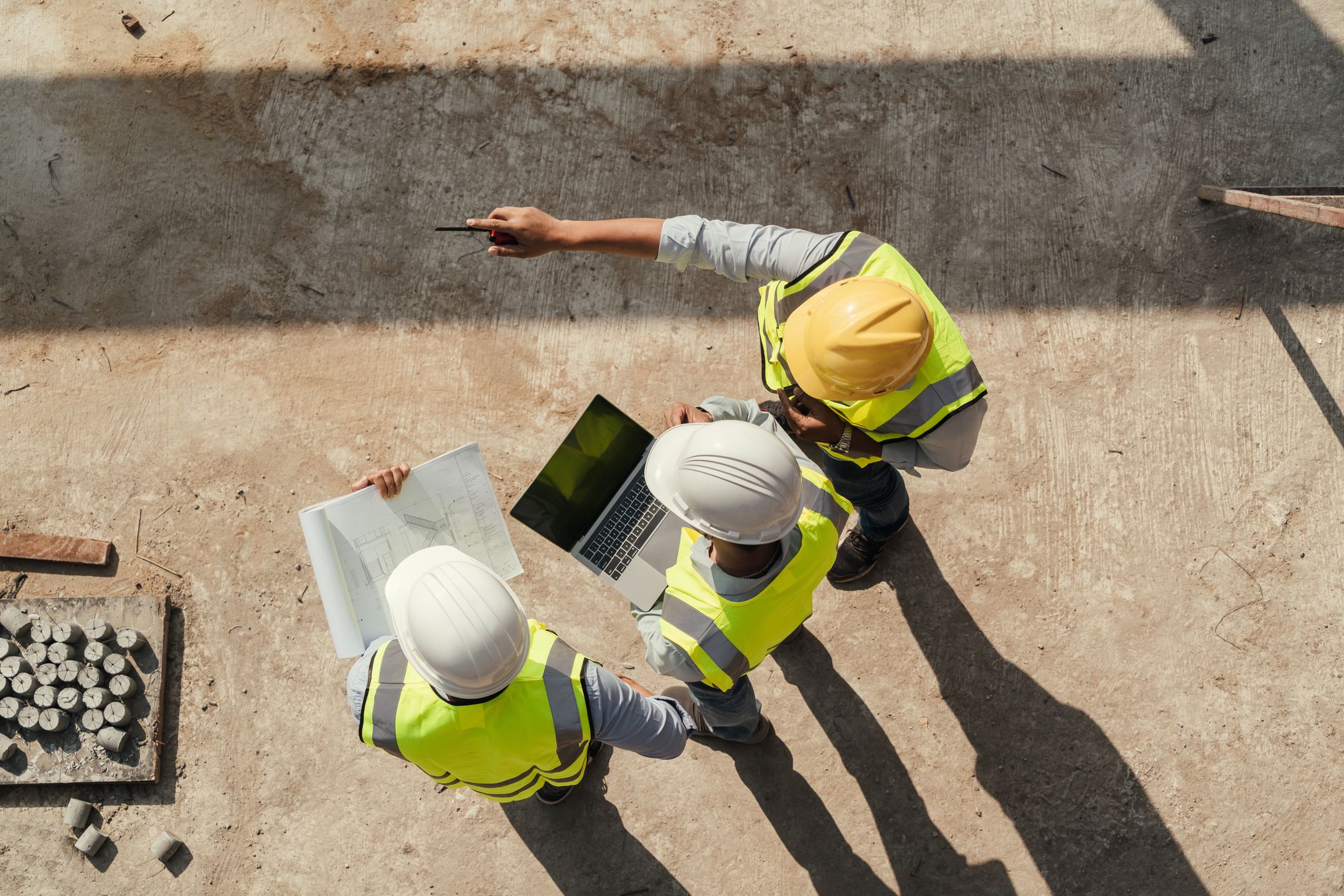 Top view, Team engineer building inspection use tablet computer and blueprint working at construction site. Civil Engineer, Contractor and Architect discussing in construction site.
architect, architecture, asian, bim, blueprint, builder, building, business, cement, civil, civil engineer, computer, concrete, construction, contractor, development, discussion, employee, engineer, engineering, foreman, group, helmet, industrial, industry, inspection, inspector, job, labour, labtop, man, manager, meeting, people, plan, professional, project, renovate, safety, site, structure, team, teamwork, technical, technician, together, work, worker, workplace