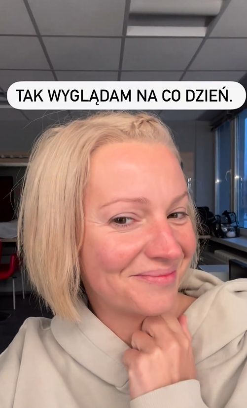 Dorota Szelągowska bez makijażu